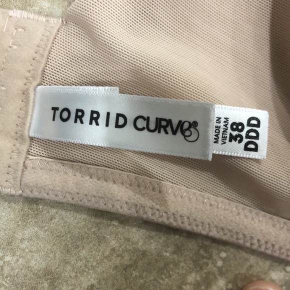 TORRID BEIGE 360° BACK SMOOTHING LIGHTLY LINED FULL COVERAGE BALCONETTE BRA - Picture 5 of 16